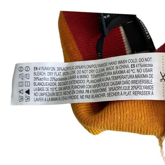 FOREVER 21 Halter Tie Open Back Knit Crop Top Orange Cream US Small - Picture 3 of 6